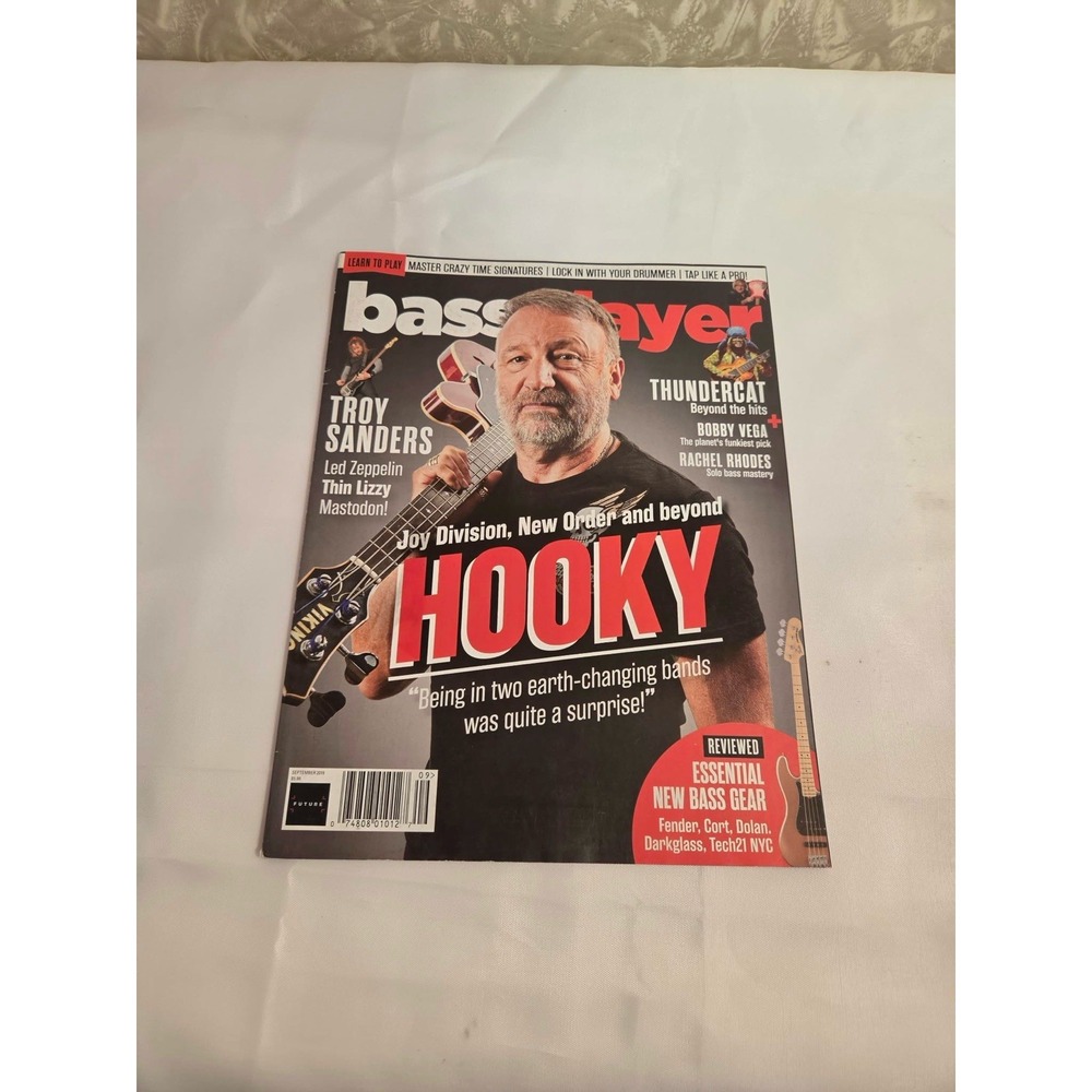Bass Player Magazine September 2018 PETER HOOK Hooky Joy Division New Order